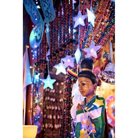 Nagano Cafe 18 White Modern Wood Framed Art Print by Blaustein, Alan