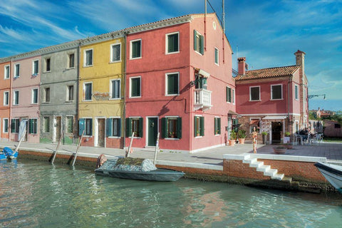 Bruano #7 Black Ornate Wood Framed Art Print with Double Matting by Blaustein, Alan