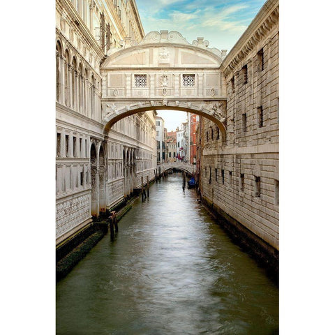 Bridge Of Sighs #1 Gold Ornate Wood Framed Art Print with Double Matting by Blaustein, Alan