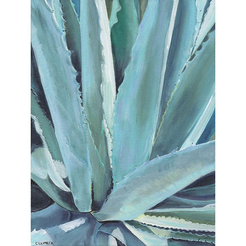 Blue Agave Gold Ornate Wood Framed Art Print with Double Matting by Clumeck, Alana