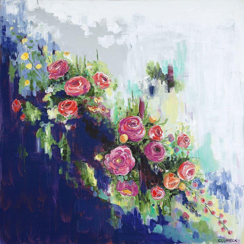 The Dance Black Ornate Wood Framed Art Print with Double Matting by Clumeck, Alana