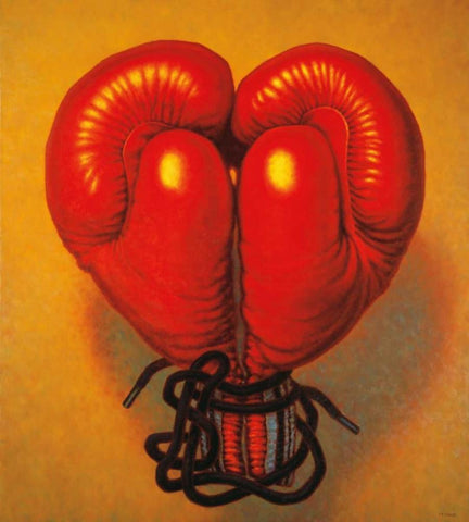 For Love or Money Black Ornate Wood Framed Art Print with Double Matting by Colletta, TR