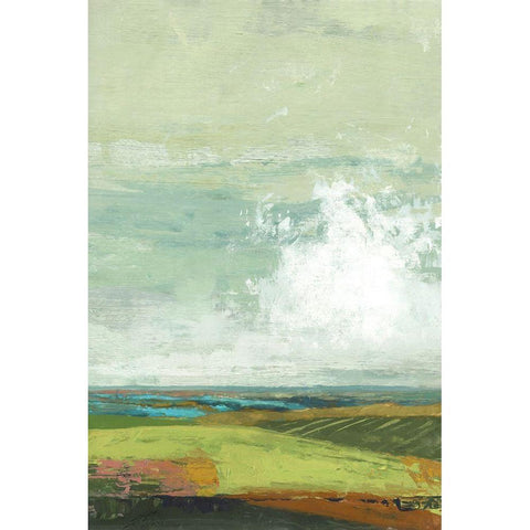 Farmland White Modern Wood Framed Art Print by Nicoll, Suzanne