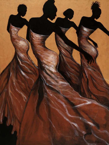 Flow White Modern Wood Framed Art Print with Double Matting by Stewart, Monica