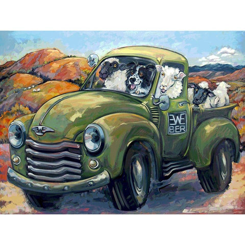 EweBer Black Modern Wood Framed Art Print with Double Matting by Townsend, CR