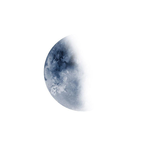 Phases Of The Moon No. 3 Black Modern Wood Framed Art Print by Wong, Brandon