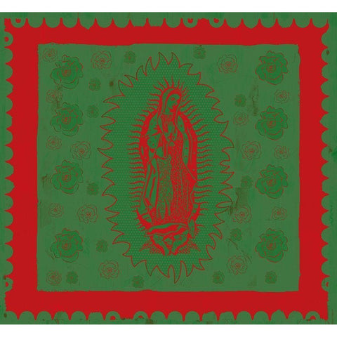 Green Mary Black Modern Wood Framed Art Print by Wiley, Marta