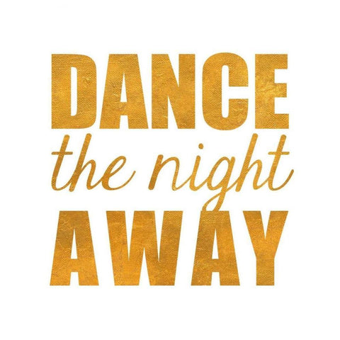 Dance and Be I Gold Ornate Wood Framed Art Print with Double Matting by SD Graphics Studio