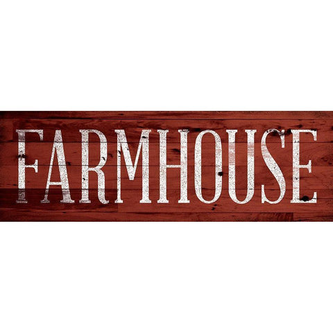 Farmhouse Black Modern Wood Framed Art Print by SD Graphics Studio