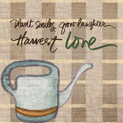 Harvest Love Gold Ornate Wood Framed Art Print with Double Matting by Medley, Elizabeth