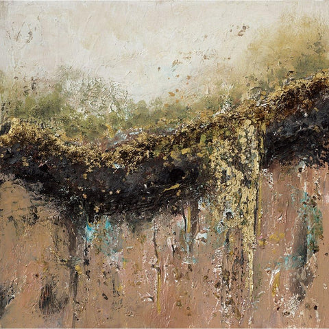 Earth Black Modern Wood Framed Art Print by Pinto, Patricia