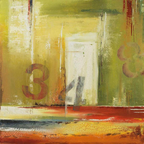 House 34 Black Modern Wood Framed Art Print by Pinto, Patricia