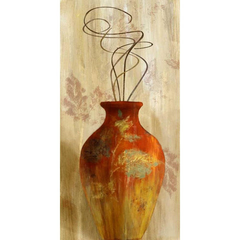 Fall Vessel I White Modern Wood Framed Art Print by Loreth, Lanie