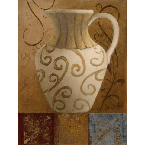 Elegant Vessel II White Modern Wood Framed Art Print by Loreth, Lanie