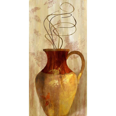 Fall Vessel II White Modern Wood Framed Art Print by Loreth, Lanie