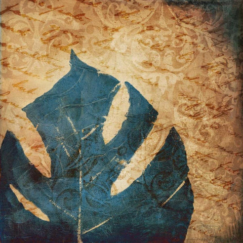 Balazo Damask II Black Modern Wood Framed Art Print by Pinto, Patricia