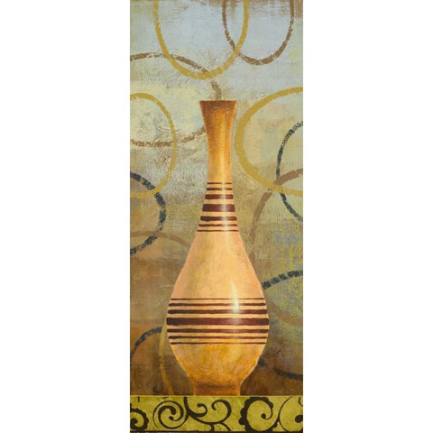 Symphony I White Modern Wood Framed Art Print by Marcon, Michael