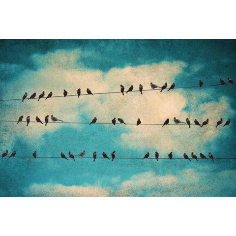 Together Again Gold Ornate Wood Framed Art Print with Double Matting by Peck, Gail