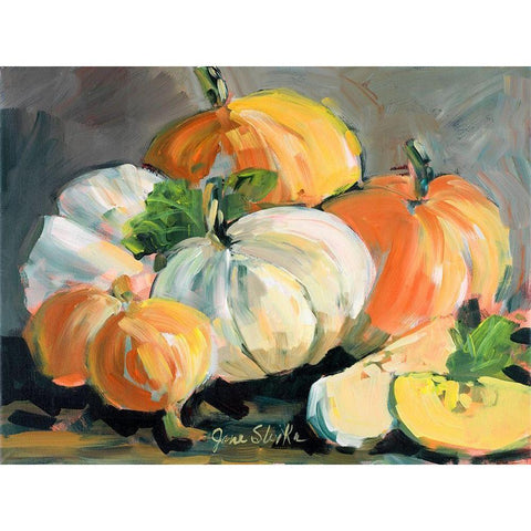 Harvested I White Modern Wood Framed Art Print by Slivka, Jane