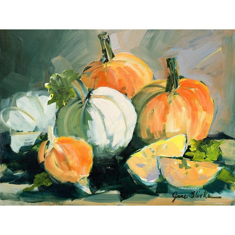 Harvested II White Modern Wood Framed Art Print by Slivka, Jane