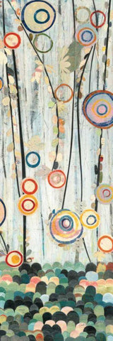 Blooming Meadow II Black Ornate Wood Framed Art Print with Double Matting by Boggs, Candra