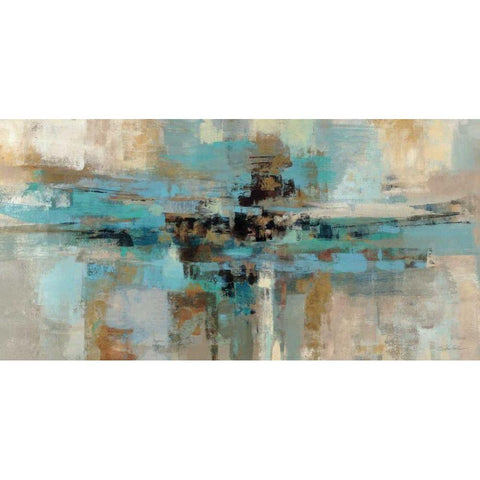 Morning Fjord White Modern Wood Framed Art Print by Vassileva, Silvia