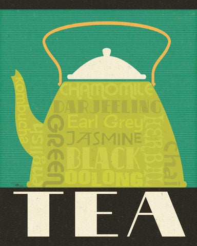 Kitchen It! IV White Modern Wood Framed Art Print with Double Matting by Pela Studio