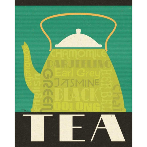 Kitchen It! IV Black Modern Wood Framed Art Print by Pela Studio