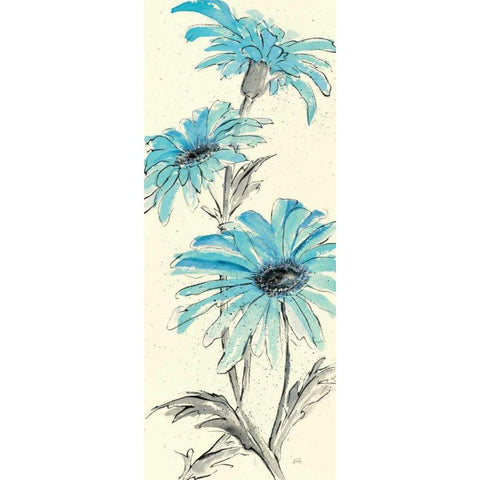 Daisy Dreams I White Modern Wood Framed Art Print by Paschke, Chris