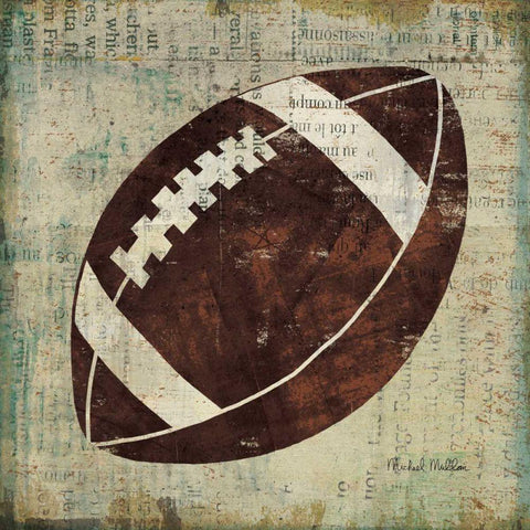 Ball IV White Modern Wood Framed Art Print by Mullan, Michael