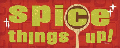 Kitchen It VII Black Ornate Wood Framed Art Print with Double Matting by Pela Studio