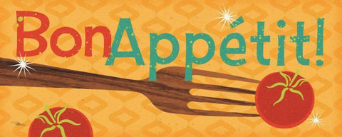 Kitchen It IX Black Ornate Wood Framed Art Print with Double Matting by Pela Studio