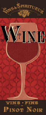 Red Label III White Modern Wood Framed Art Print with Double Matting by Pela Studio