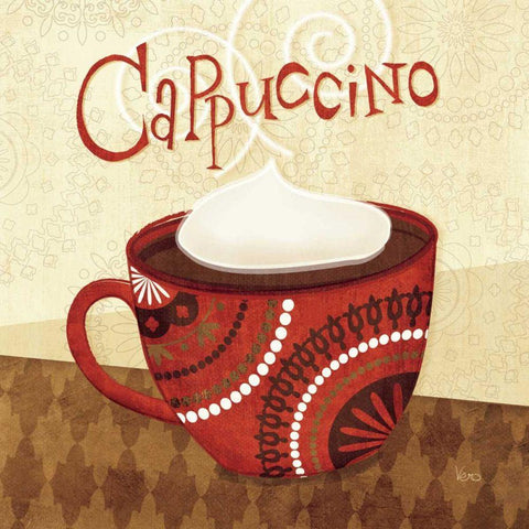 Cup of Joe II Black Ornate Wood Framed Art Print with Double Matting by Charron, Veronique