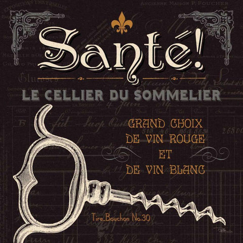 Flavors of France V Black Ornate Wood Framed Art Print with Double Matting by Pela Studio