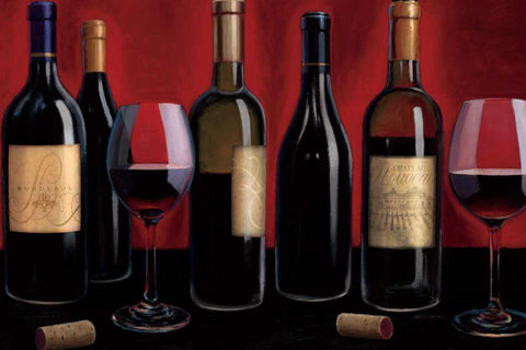 Grand Reserve Black Ornate Wood Framed Art Print with Double Matting by Fabiano, Marco