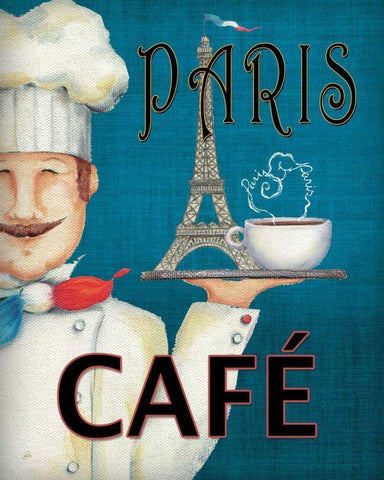 Worlds Best Chef II White Modern Wood Framed Art Print with Double Matting by Brissonnet, Daphne