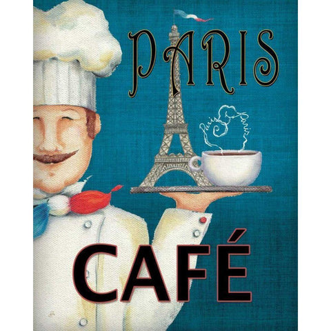 Worlds Best Chef II Black Modern Wood Framed Art Print by Brissonnet, Daphne