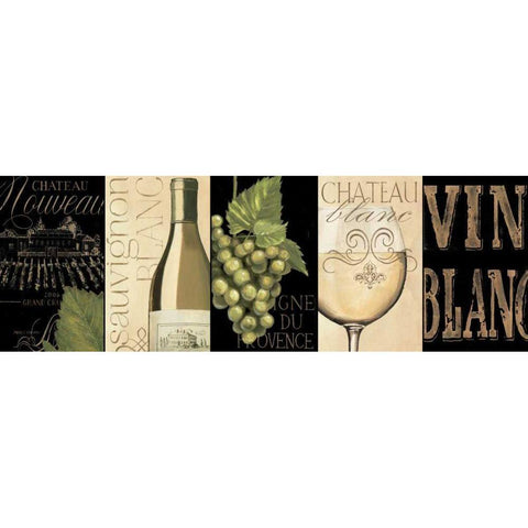 Chateau Nouveau Panel II White Modern Wood Framed Art Print by Fabiano, Marco