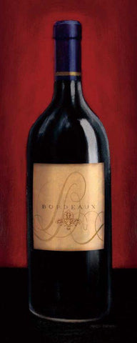 Bordeaux White Modern Wood Framed Art Print with Double Matting by Fabiano, Marco