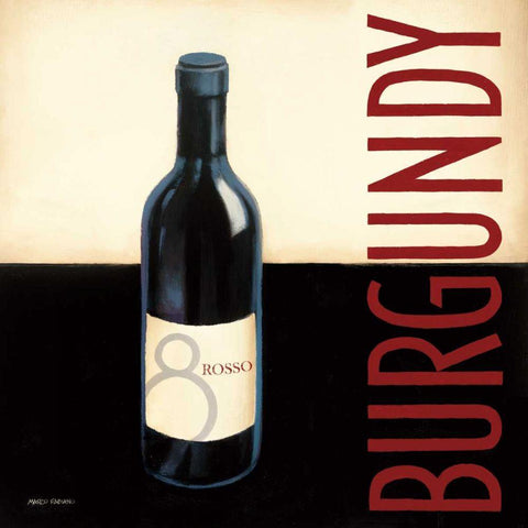 Vin Moderne II Black Modern Wood Framed Art Print by Fabiano, Marco