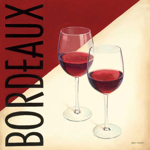 Vin Moderne III White Modern Wood Framed Art Print by Fabiano, Marco