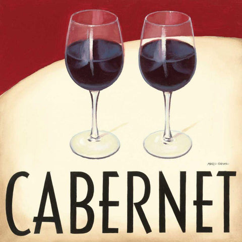 Vin Moderne IV White Modern Wood Framed Art Print with Double Matting by Fabiano, Marco