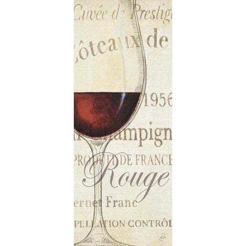 Les Rouge White Modern Wood Framed Art Print by Brissonnet, Daphne