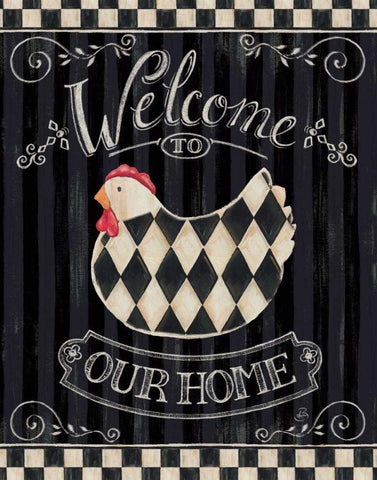 Casual Country II Black Ornate Wood Framed Art Print with Double Matting by Brissonnet, Daphne