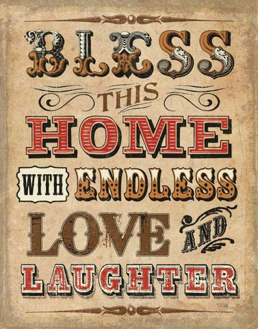 Blessed I White Modern Wood Framed Art Print with Double Matting by Pela Studio