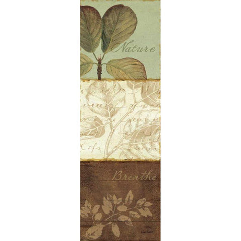 Forest Walk Panel I White Modern Wood Framed Art Print by Audit, Lisa