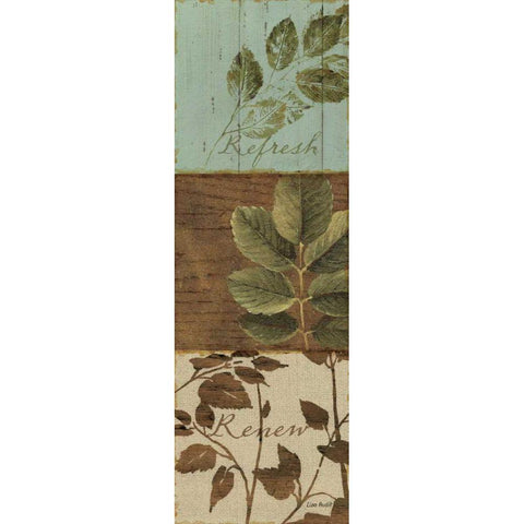 Forest Walk Panel III White Modern Wood Framed Art Print by Audit, Lisa