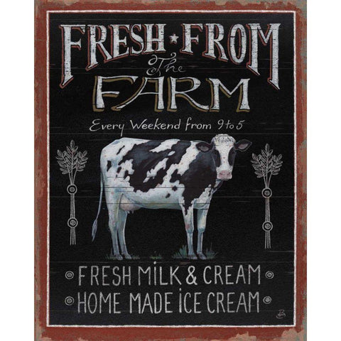 Farmers Market II Black Modern Wood Framed Art Print with Double Matting by Brissonnet, Daphne