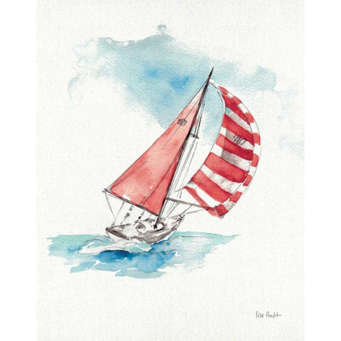 In the Moment II White Modern Wood Framed Art Print by Audit, Lisa